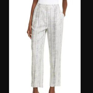 Open Edit Relaxed Fit Linen Blend Pants